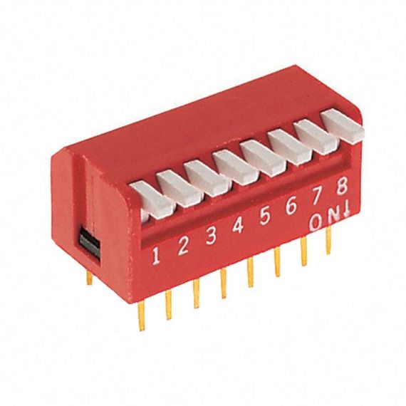Dip switch 8 vie Dip switch 8 vie